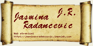 Jasmina Radančević vizit kartica
